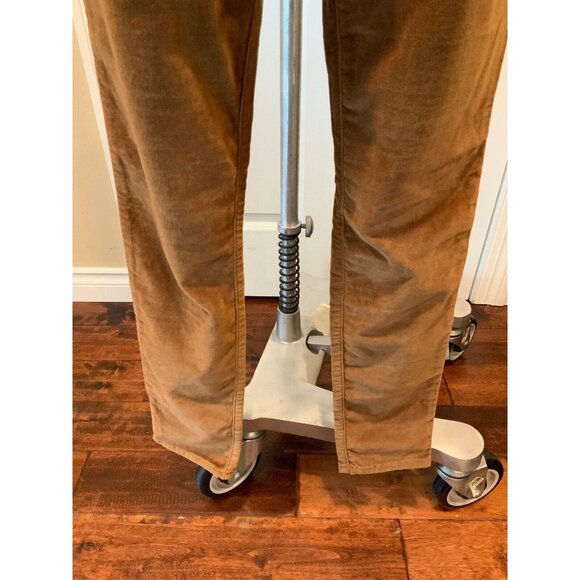 Pilcro and the Letterpress Brown Velvet "Serif" Fit Pants, Size 26, NWT! - Picture 3 of 9